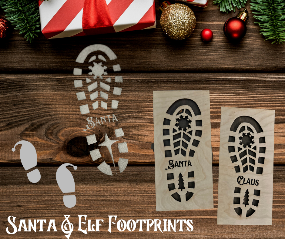 Santa & Elf Footprints – KSHandmade